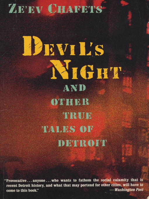 Title details for Devil's Night by Ze'ev Chafets - Available